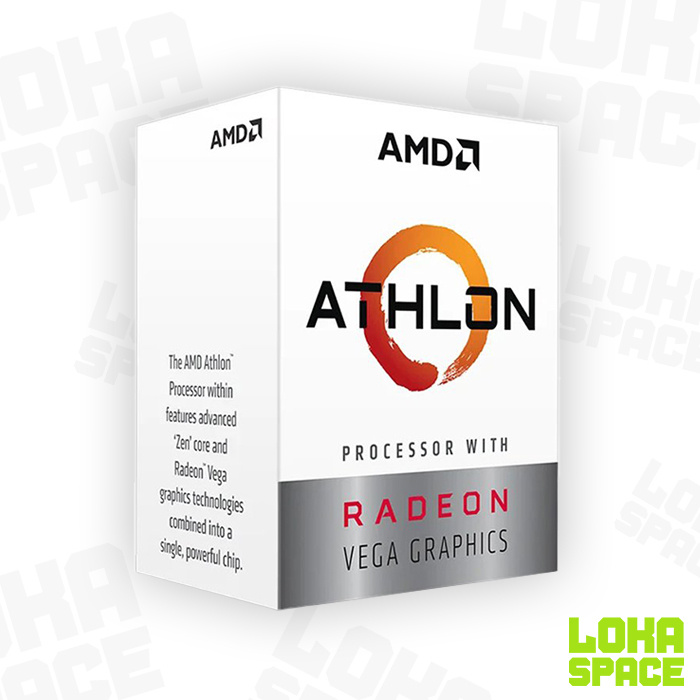 CPU AMD Athlon 3000G (3.5GHz, 2 nhân 4 luồng , 5MB Cache, 35W) - Socket AMD AM4 giá 1.399.000d